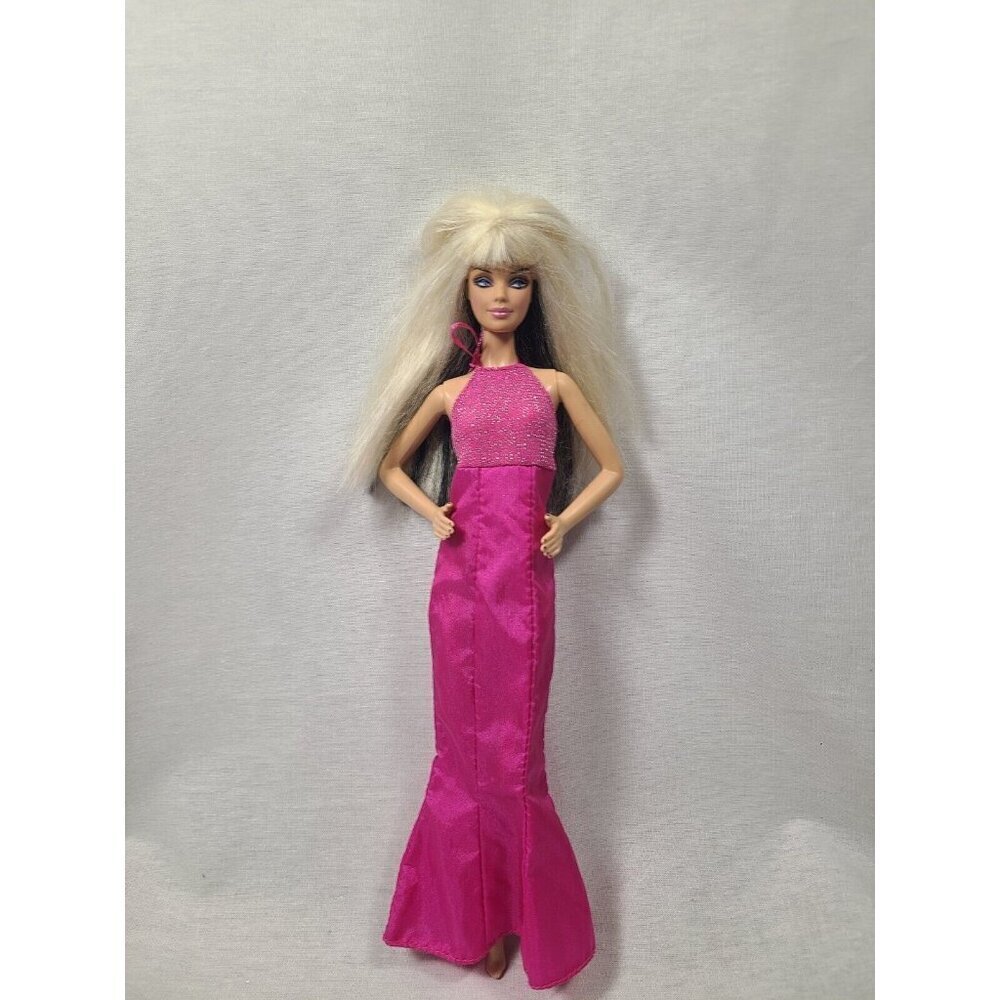 Top Model Barbie. Blonde & Black Hair Underneath 2007 Mattel RARE HTF